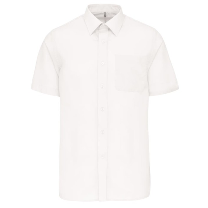 Camisa de homem manga curta tratamento fácil