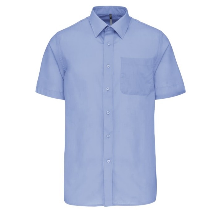 Camisa de homem manga curta tratamento fácil