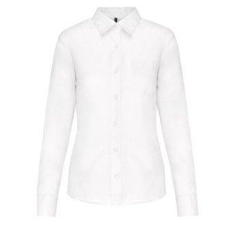 Camisa de senhora manga comprida tratamento fácil