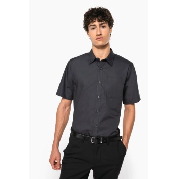 Camisa de homem manga curta tratamento fácil