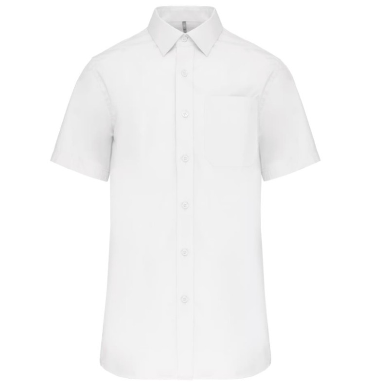 Camisa de homem manga curta tratamento fácil
