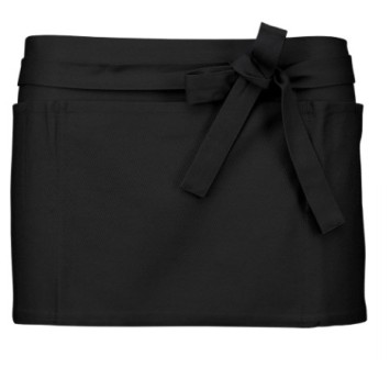 Avental curto de barman 5 Bolsos