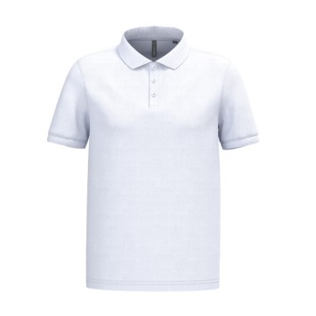 Polo piqué de homem de manga curta