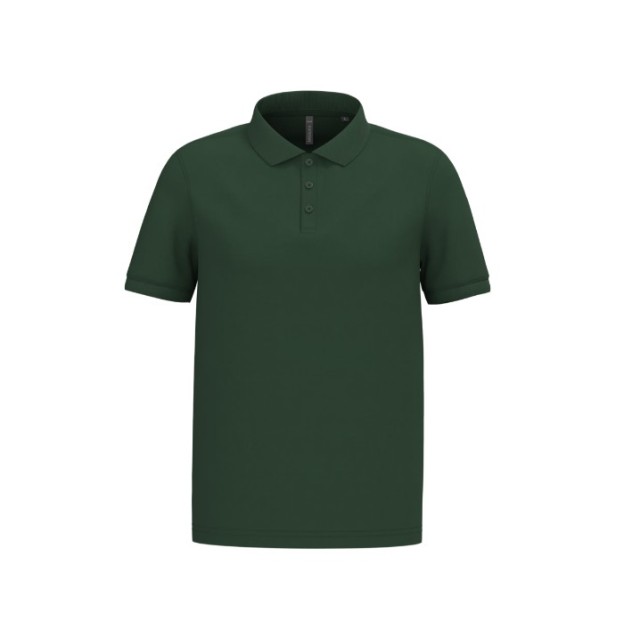 Polo piqué de homem de manga curta