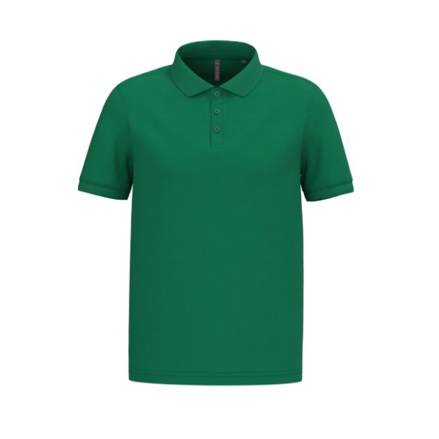 Polo piqué de homem de manga curta