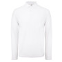 Polo de homem branco ID.001 manga comprida