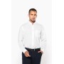 Camisa de homem com gola à padre de manga comprida