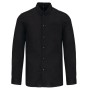 Camisa de homem com gola à padre de manga comprida
