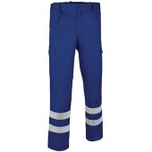 Calça multibolsos com fita refletora