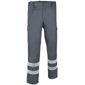 Calça multibolsos com fita refletora