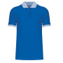 Polo de homem piqué bicolor