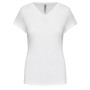 T-shirt de senhora decote V de manga curta