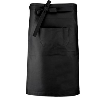 Avental comprido de barman 2 bolsos