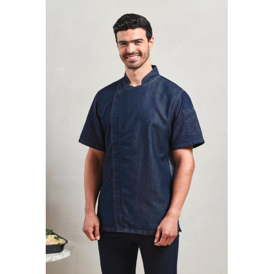 Jaleca chef de cozinha “Zip close