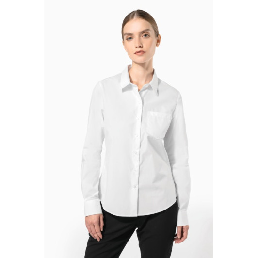Camisa de senhora manga comprida tratamento fácil