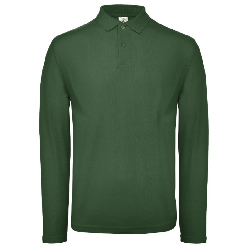 Polo de homem cores ID.001 manga comprida