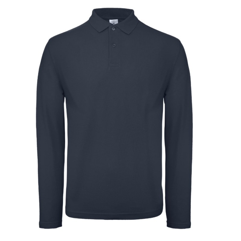 Polo de homem cores ID.001 manga comprida
