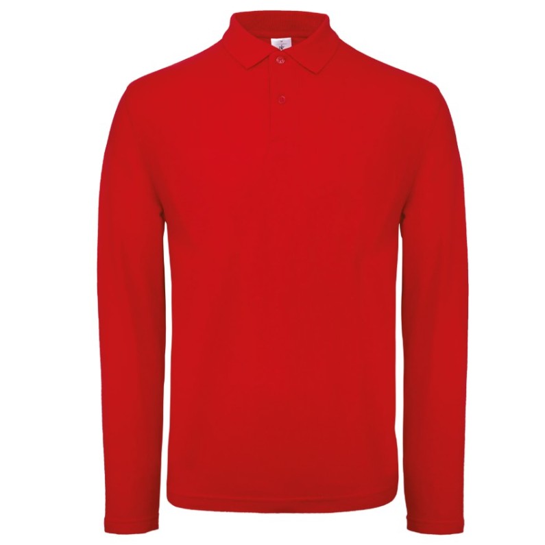 Polo de homem cores ID.001 manga comprida