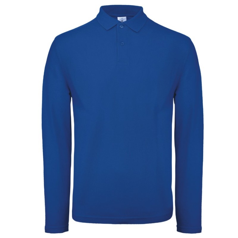 Polo de homem cores ID.001 manga comprida