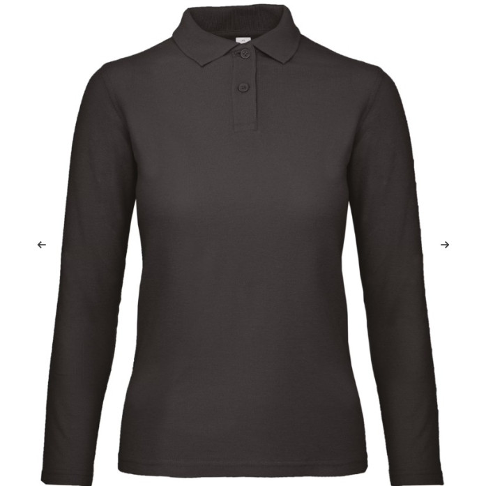 Polo de senhora cores ID.001 manga comprida