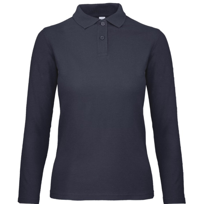 Polo de senhora cores ID.001 manga comprida