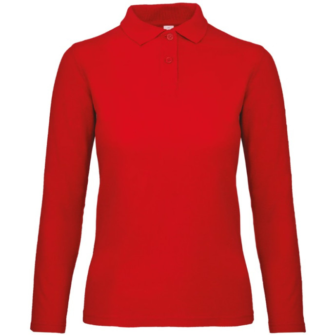 Polo de senhora cores ID.001 manga comprida