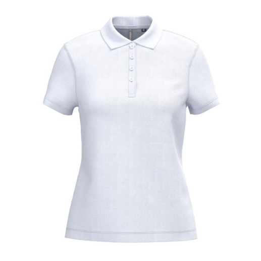 Polo piqué de senhora de manga curta