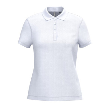 Polo piqué de senhora de manga curta