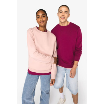 Sweatshirt eco-responsável decote redondo unissexo